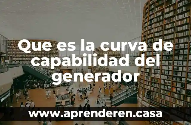 Que es un generador de palabras multisim 4 Que es la curva de capabilidad del generador