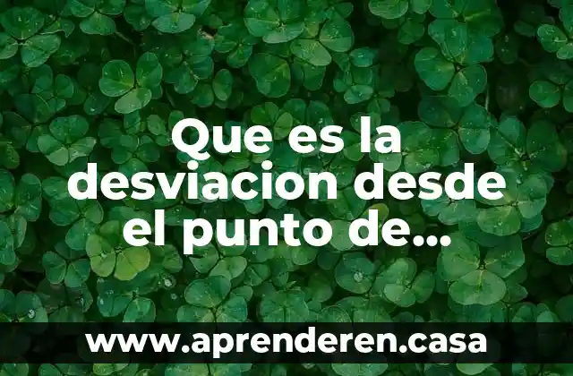 Qué es m punto en termodinámica 3 Que es la desviacion desde el punto de operacion