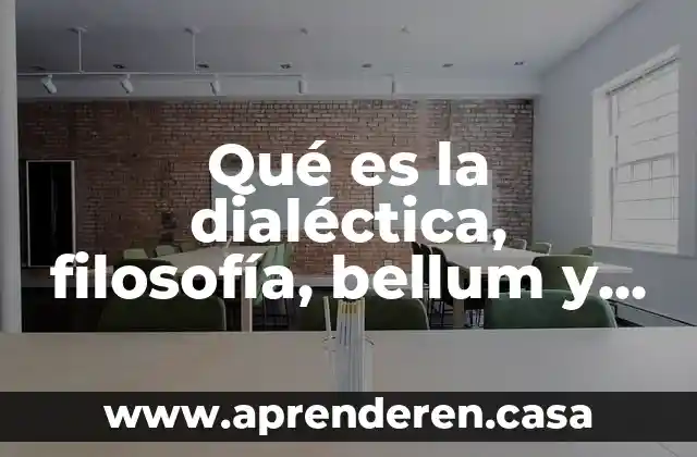 Que es apologistas en filosofia 4 Qué es la dialéctica, filosofía, bellum y ius in bello