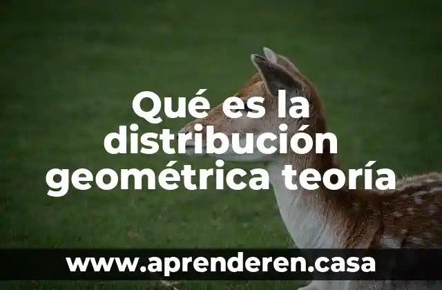 Que es la desviacion media o promedio de una distribucion 3 Qué es la distribución geométrica teoría