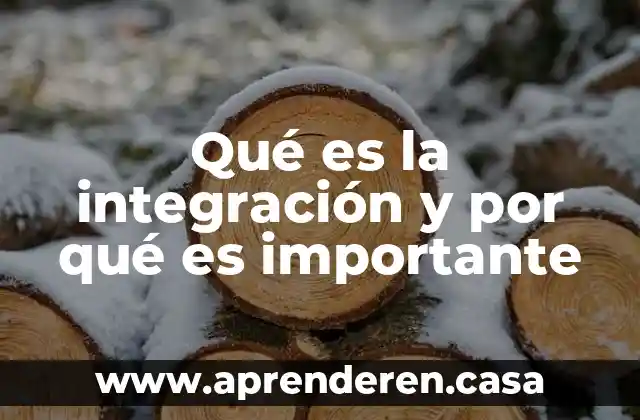 Que es un adc de integracion simple en electronica 3 Qué es la integración y por qué es importante