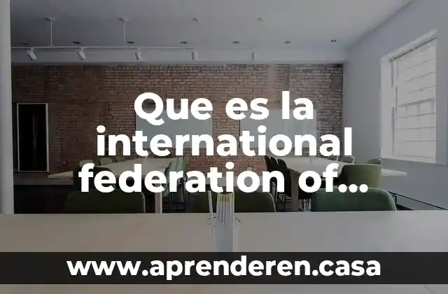 Que es la international federation of accountants