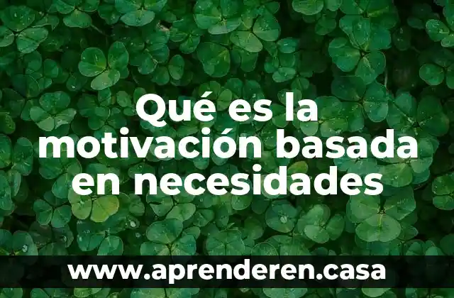 Que es y como se juega el yoyo 4 Qué es la motivación basada en necesidades
