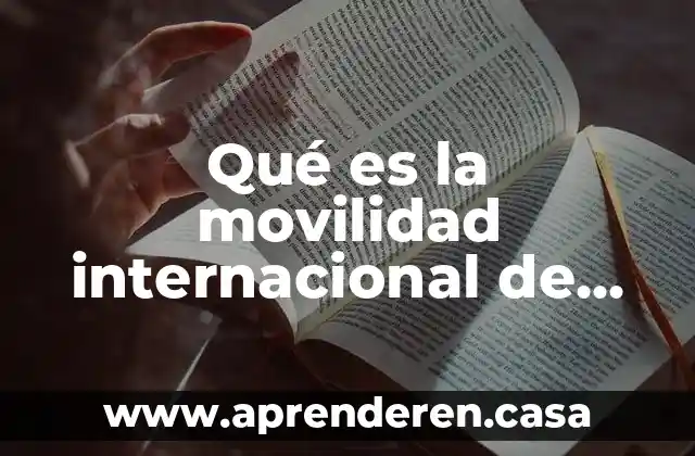 Que es estratificacion y movilidad social 5 Qué es la movilidad internacional de factores