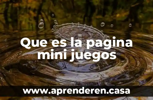 Que es los bloques de juegos 4 Que es la pagina mini juegos