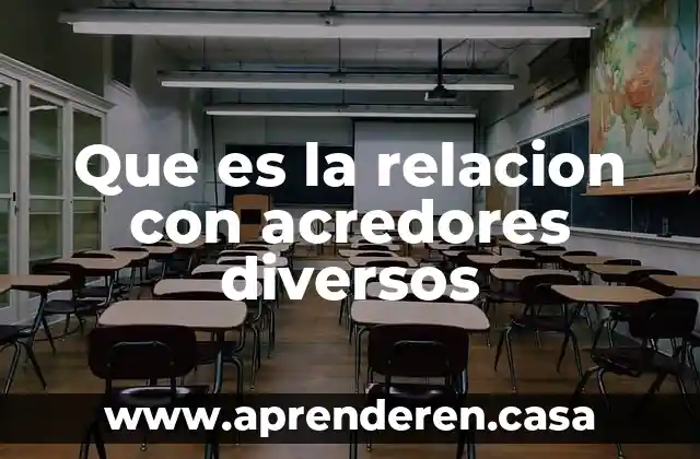 Que es un free relacion 5 Que es la relacion con acredores diversos