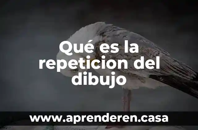 Qué es la repeticion del dibujo