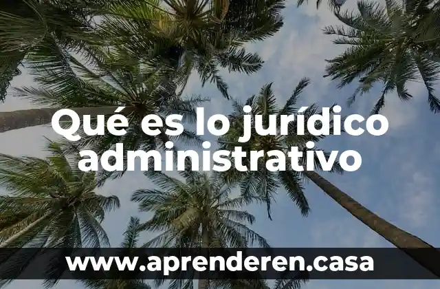 Que es un documento juridico tradicional 5 Qué es lo jurídico administrativo