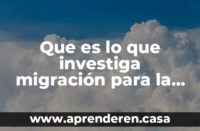 Que es lo que investiga migración para la green card