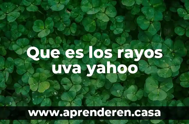 Que es el nasdaq omx yahoo finanzas 5 Que es los rayos uva yahoo
