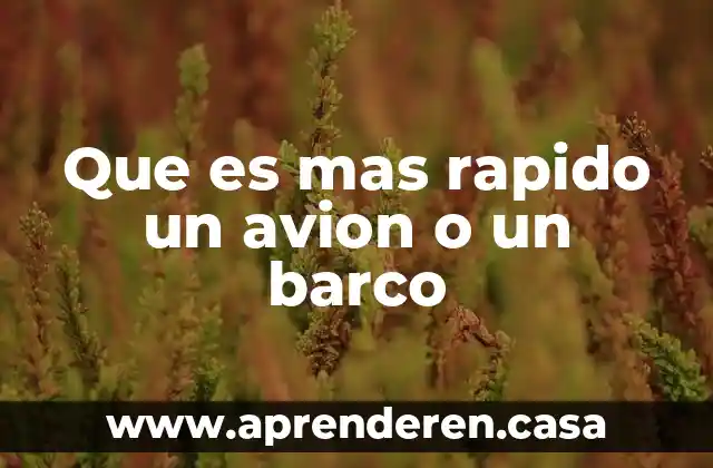 Que es lo mas importante del elefante 4 Que es mas rapido un avion o un barco