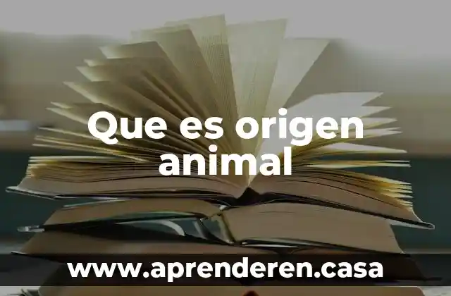 Que es promiscuidad animal 6 Que es origen animal
