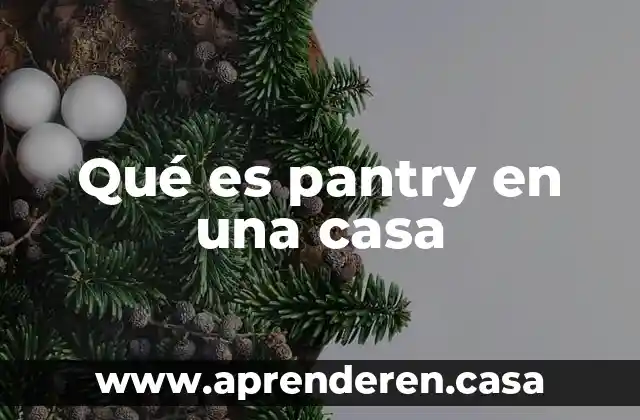 Zoning que es 8 Qué es pantry en una casa