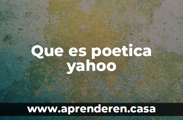 Que es la pascua yahoo 5 Que es poetica yahoo