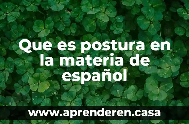 Que es el reo en materia civil 7 Que es postura en la materia de español
