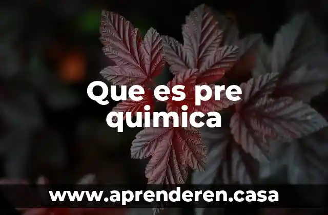Que es un estere em quimica 5 Que es pre quimica