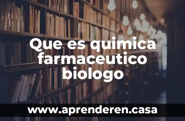 Que es un estere em quimica 8 Que es quimica farmaceutico biologo
