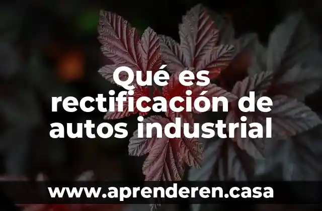 Ollas de cocina industrial que es 8 Qué es rectificación de autos industrial