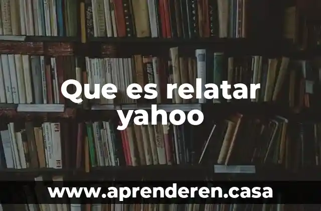 Que es la pascua yahoo 3 Que es relatar yahoo