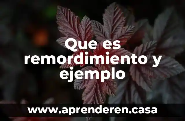 Que es la polaridad de las moleculas ejemplo 6 Que es remordimiento y ejemplo