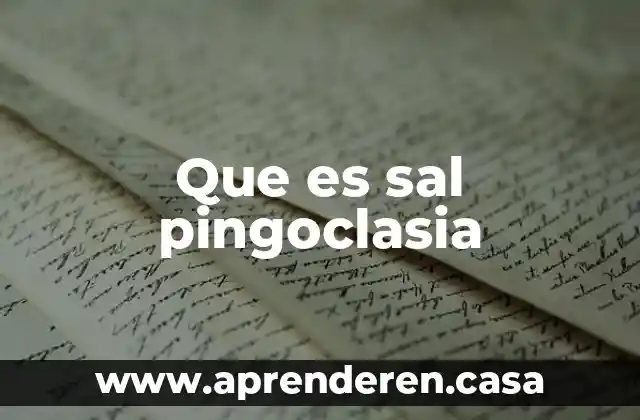 Qué es la sal marina 6 Que es sal pingoclasia