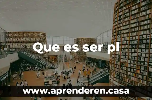 Que es ser pl