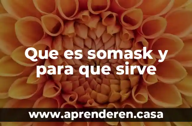 Que es somask y para que sirve