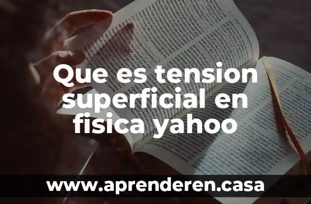 Que es el vph yahoo 5 Que es tension superficial en fisica yahoo