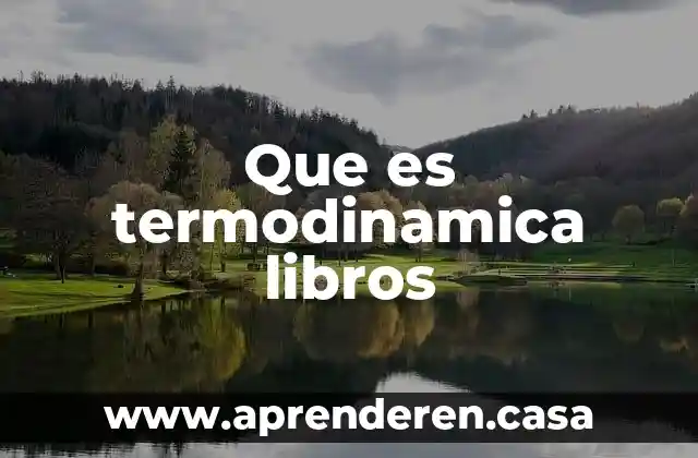 Que es el tdah libros descargar 3 Que es termodinamica libros