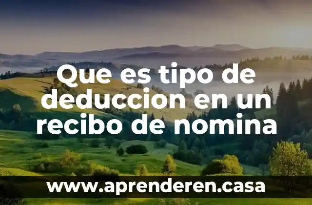 Que es kbr tipo de enlace 5 Que es tipo de deduccion en un recibo de nomina