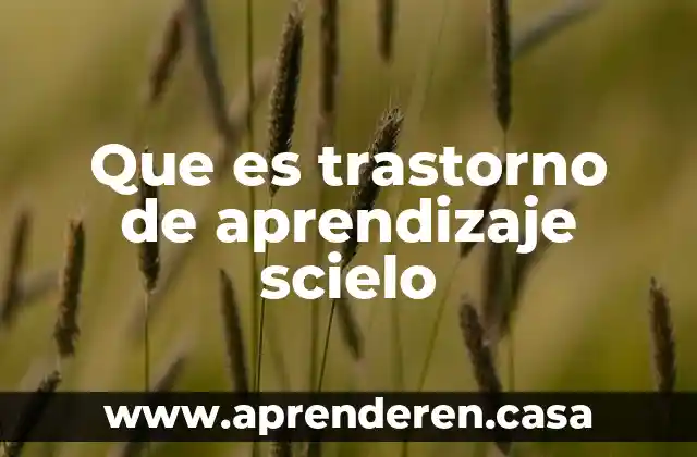 Que es el aprendizaje asociativo yahoo 7 Que es trastorno de aprendizaje scielo