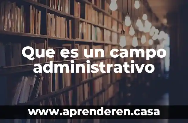 Que es una bobinas de campo en un motor universal 6 Que es un campo administrativo