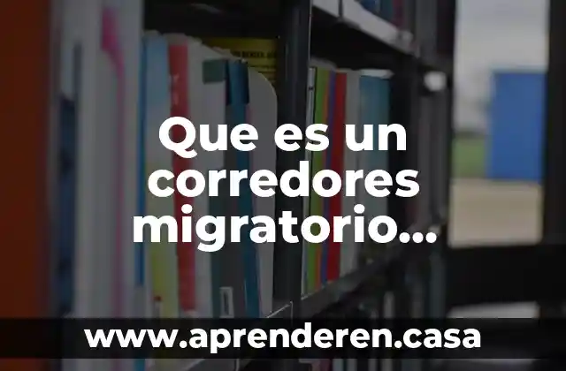 Qué es la sucesión numérica definición 8 Que es un corredores migratorio definicion