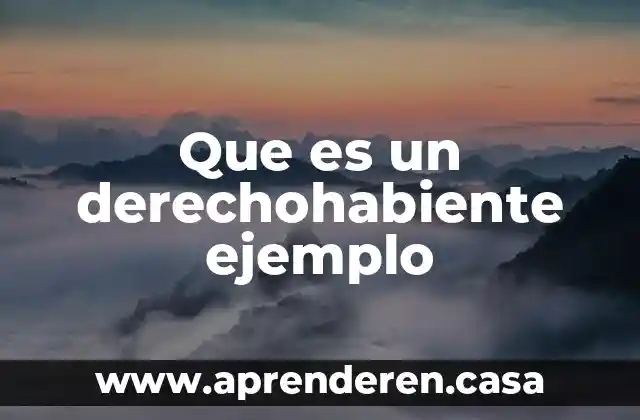 Que es la polaridad de las moleculas ejemplo 8 Que es un derechohabiente ejemplo