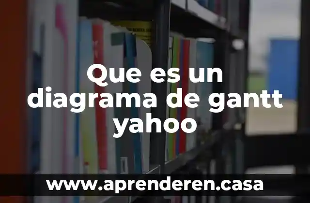 Que es gantt ejemplo 6 Que es un diagrama de gantt yahoo
