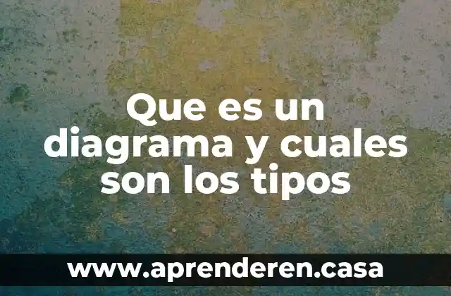 Que es un diagrama y cuales son los tipos