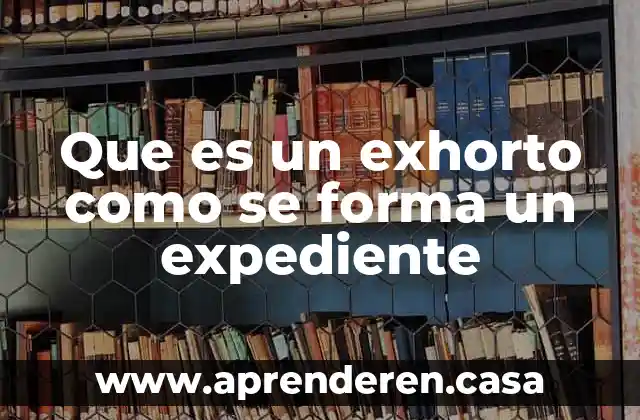Que es forma binaria y ternaria 3 Que es un exhorto como se forma un expediente