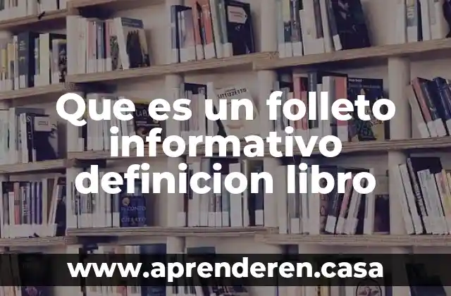 Qué es un río definición para niños 6 Que es un folleto informativo definicion libro