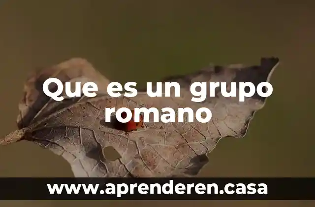Que es superficie en derecho romano 6 Que es un grupo romano
