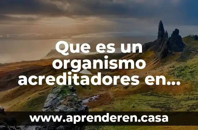 Que es un programa de estancias relacionado al turismo 7 Que es un organismo acreditadores en turismo