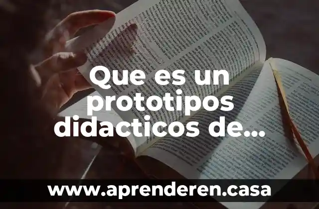Que es un prototipos didacticos de fisica