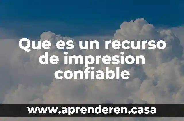¿Qué es más confiable org o com? 8 Que es un recurso de impresion confiable