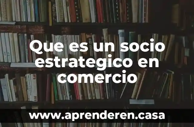 Qué es un bl comercio exterior 3 Que es un socio estrategico en comercio