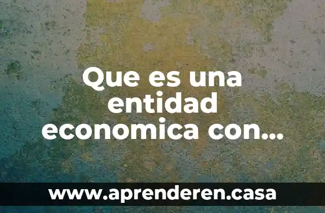 Fines de la educación que es 6 Que es una entidad economica con fines de lucro