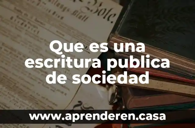 Que es la cuenta publica articulos 7 Que es una escritura publica de sociedad