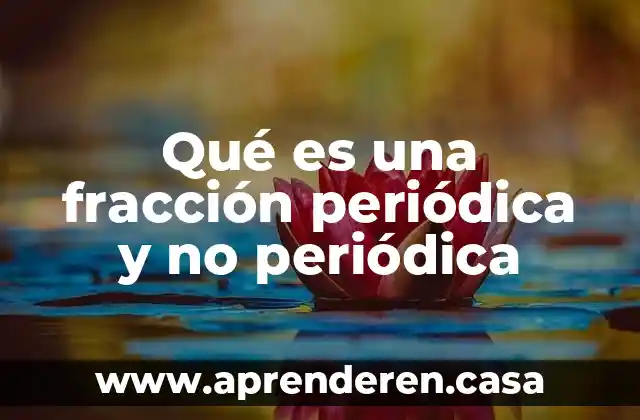 Qué es fracción sexta ejemplos 4 Qué es una fracción periódica y no periódica