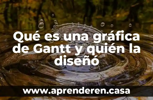 Que es gantt ejemplo 5 Qué es una gráfica de Gantt y quién la diseñó