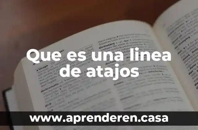 Que es encuestas pagadas en linea 8 Que es una linea de atajos