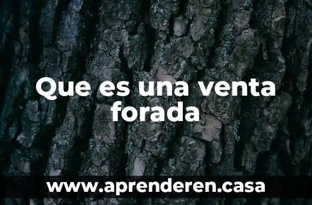 Que es servicio de post venta 3 Que es una venta forada