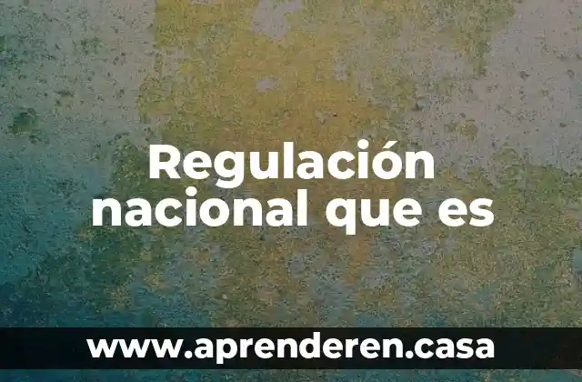 Que es un pliego nacional de demandas 5 Regulación nacional que es